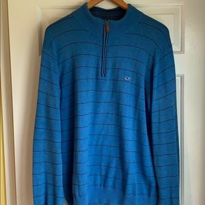 Vineyard Vines stripes Quarter zip